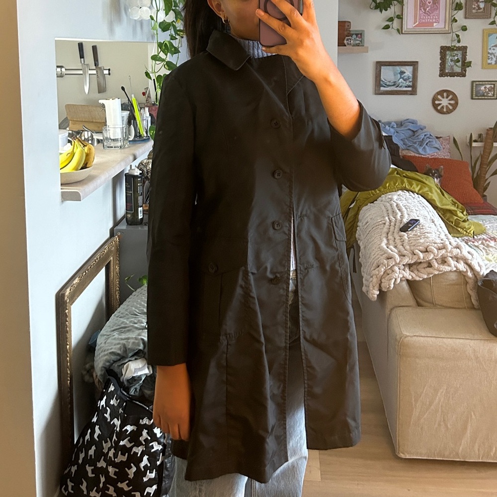 Union Navy Ladies Vintage Raincoat Jacket